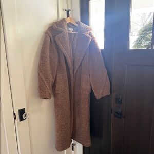 Topshop Tan brown sherpa Teddy Jacket